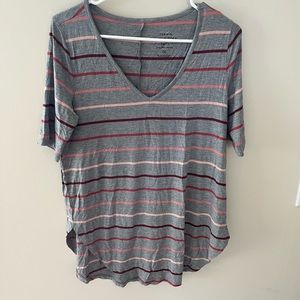 Torrid super soft strip tee shirt 00 nwt